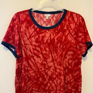 NWT LuLaRoe 3X Liv - 4th of July ~ Tie Dye